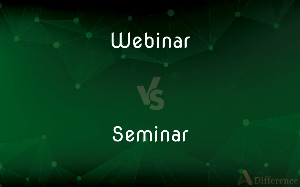 Webinar vs. Seminar — What's the Difference?