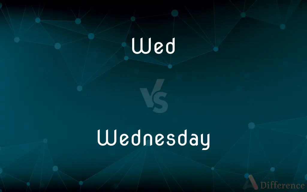 Wed vs. Wednesday — What's the Difference?