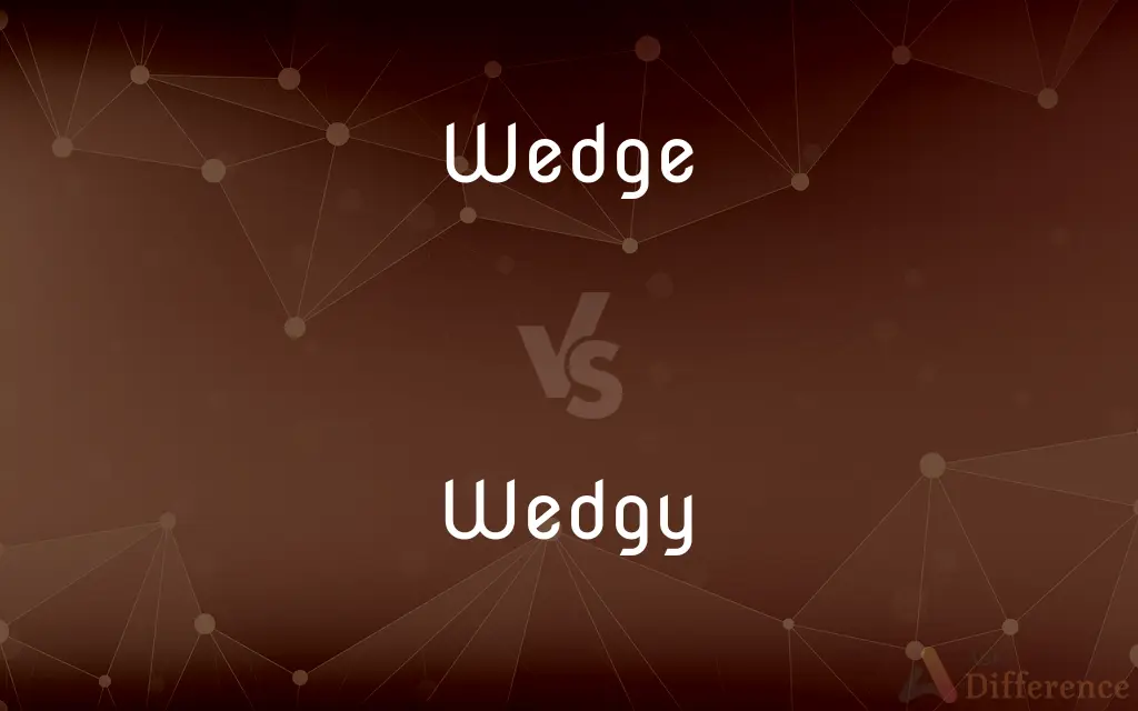 Wedge vs. Wedgy — What's the Difference?