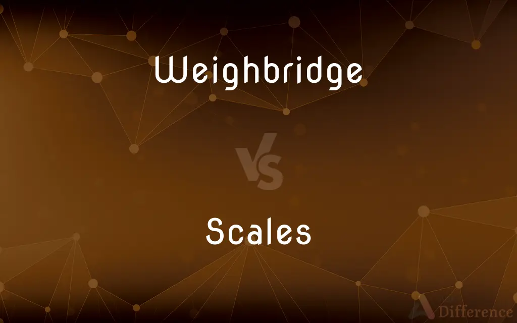 Weighbridge vs. Scales — What's the Difference?