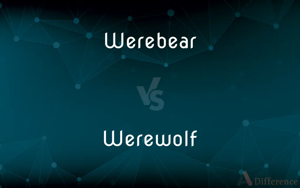Werebear vs. Werewolf — What's the Difference?