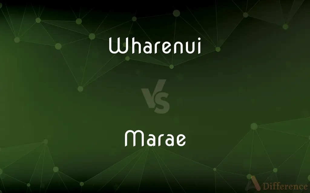 Wharenui vs. Marae