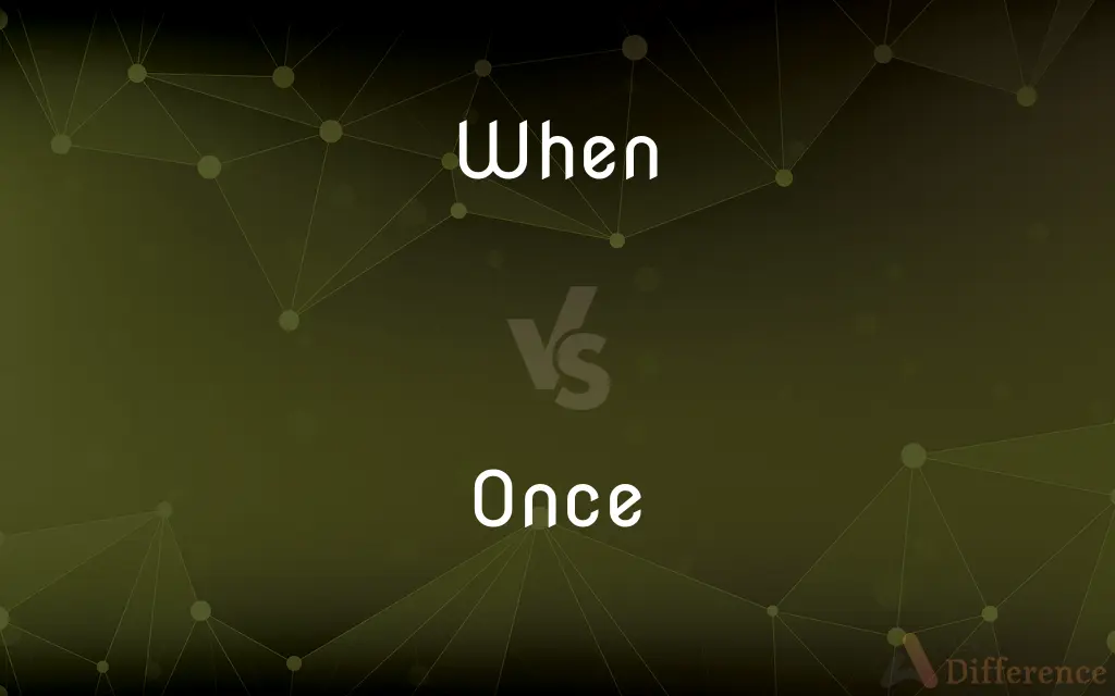 When vs. Once — What's the Difference?