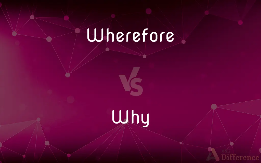 Wherefore vs. Why — What's the Difference?