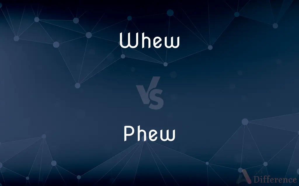 Whew vs. Phew — What's the Difference?