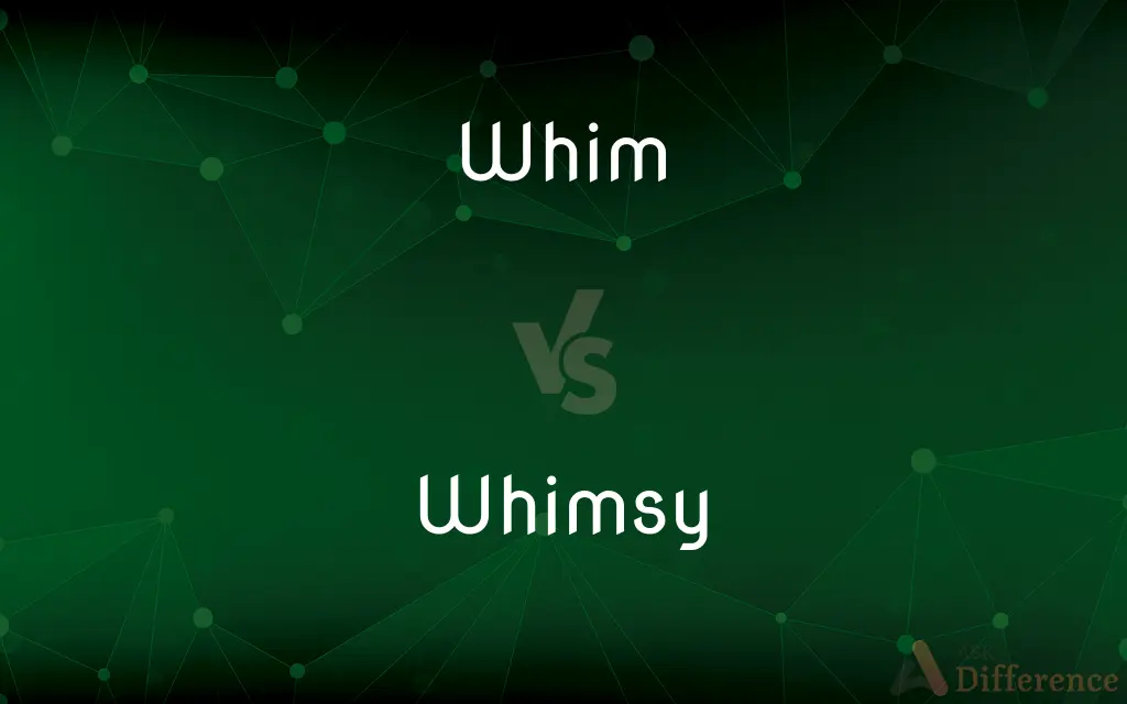 Whim vs. Whimsy — What's the Difference?