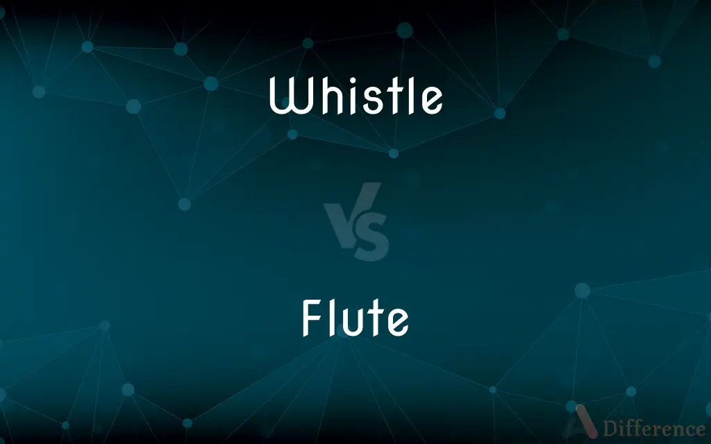 Whistle vs. Flute — What's the Difference?