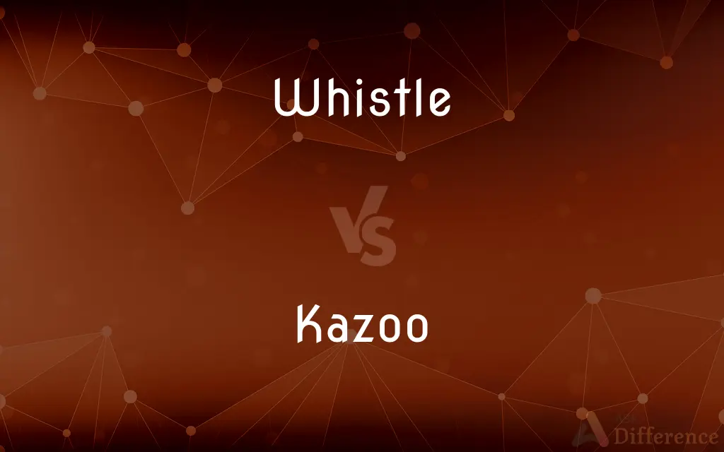 Whistle vs. Kazoo — What's the Difference?