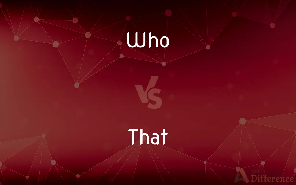 Who vs. That — What's the Difference?