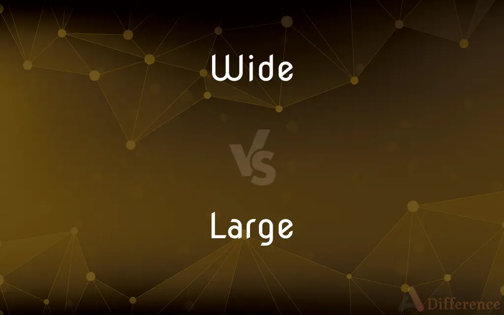 Wide vs. Large — What's the Difference?