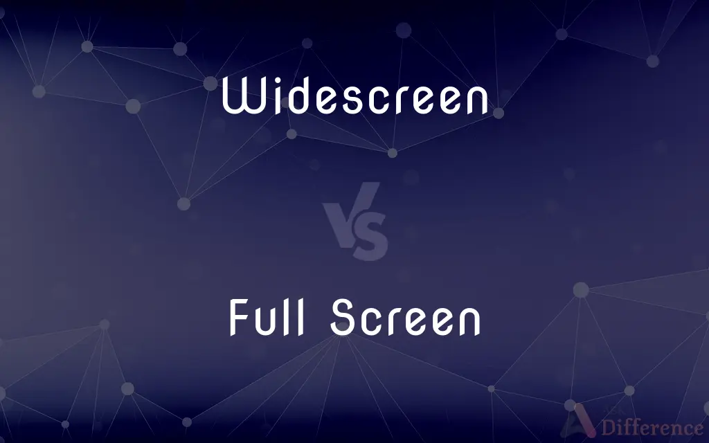 Widescreen vs. Full Screen — What's the Difference?