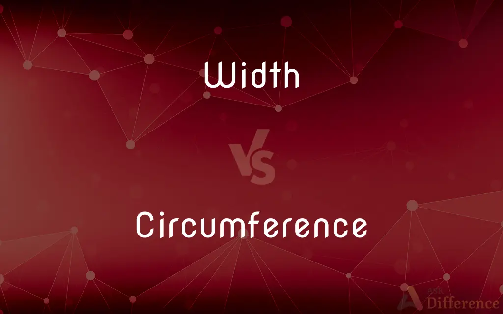Width vs. Circumference — What's the Difference?