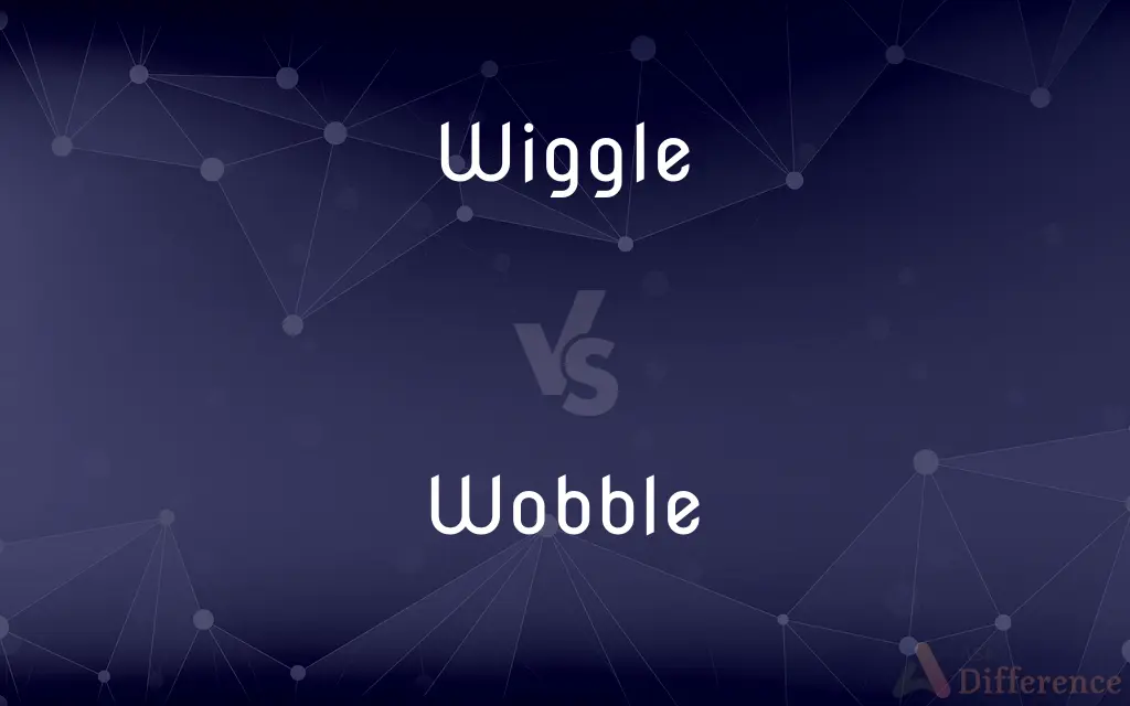 Wiggle vs. Wobble — What's the Difference?
