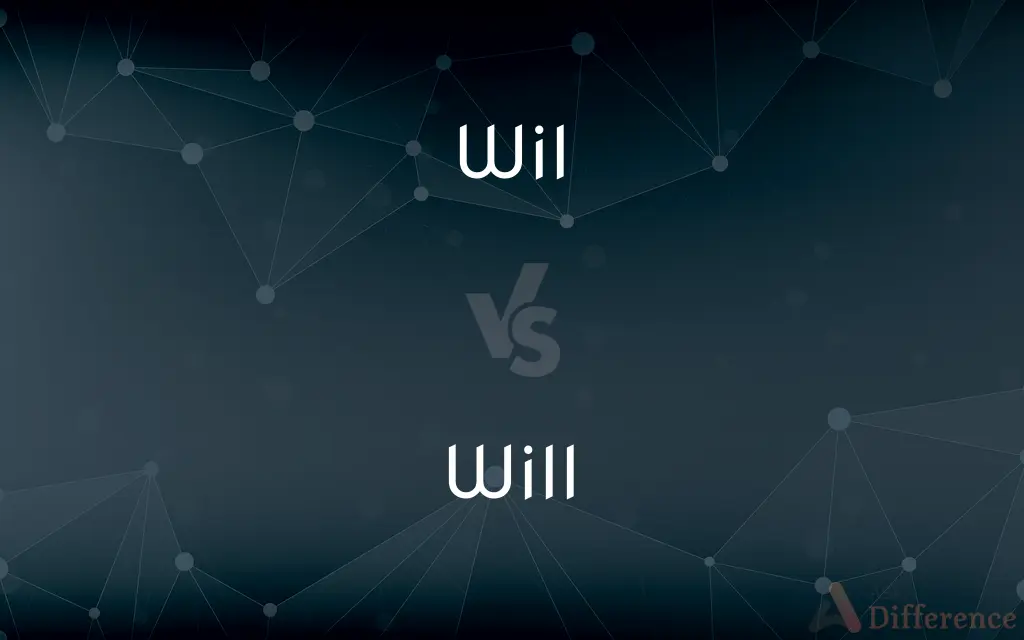 Wil vs. Will — What's the Difference?