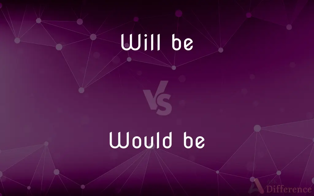 Will be vs. Would be — What's the Difference?