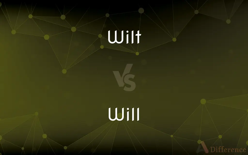 Wilt vs. Will — What's the Difference?