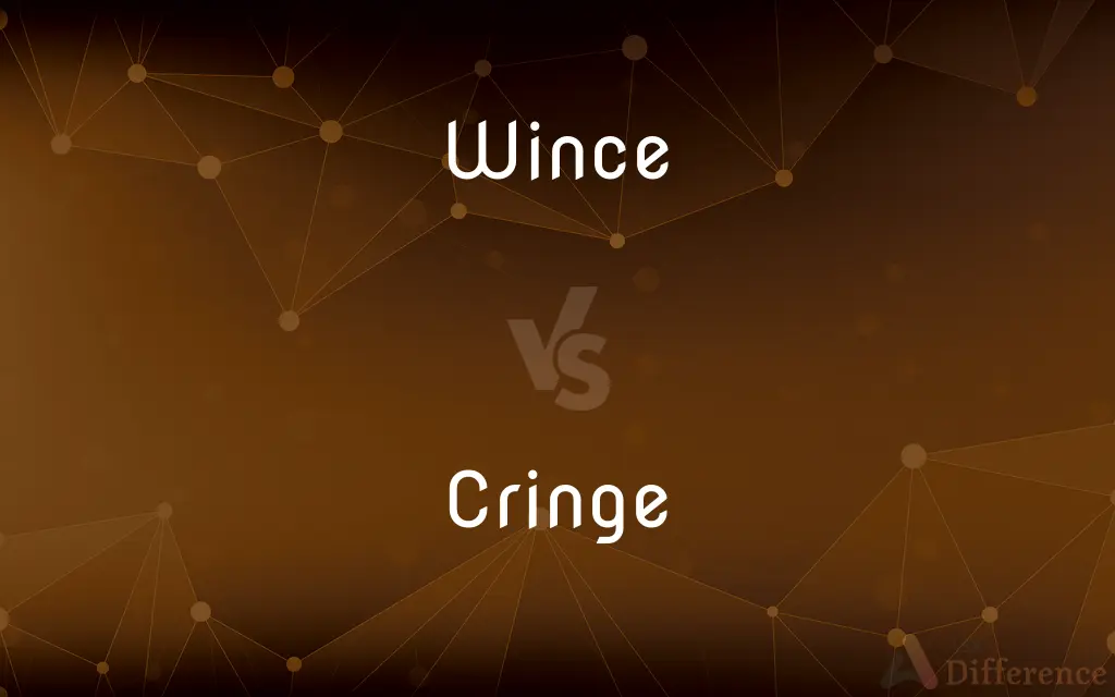 Wince vs. Cringe — What's the Difference?