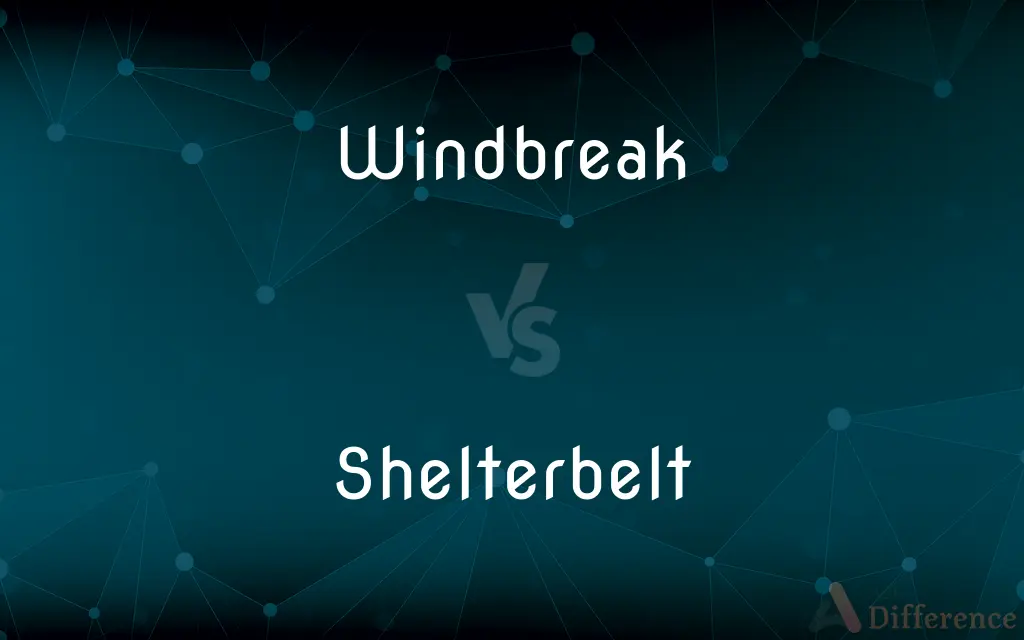 Windbreak vs. Shelterbelt — What's the Difference?