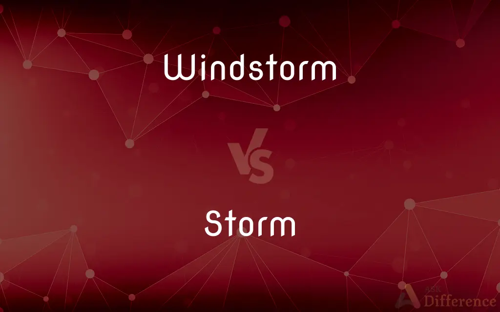Windstorm vs. Storm — What's the Difference?