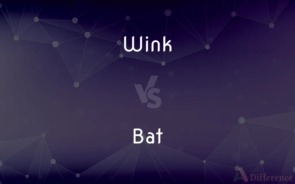 Wink vs. Bat — What's the Difference?