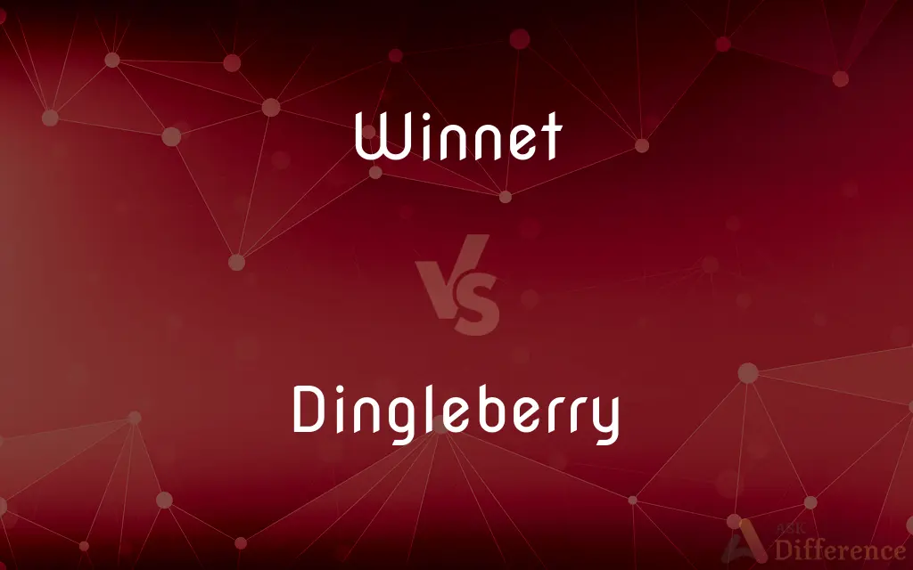 Winnet vs. Dingleberry — What's the Difference?