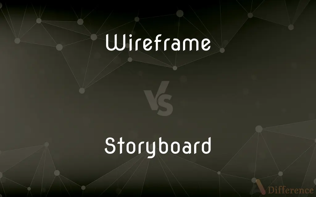 Wireframe vs. Storyboard — What's the Difference?