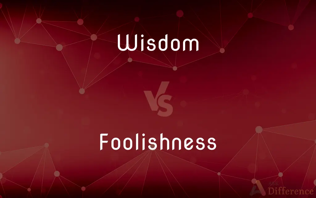Wisdom vs. Foolishness — What's the Difference?