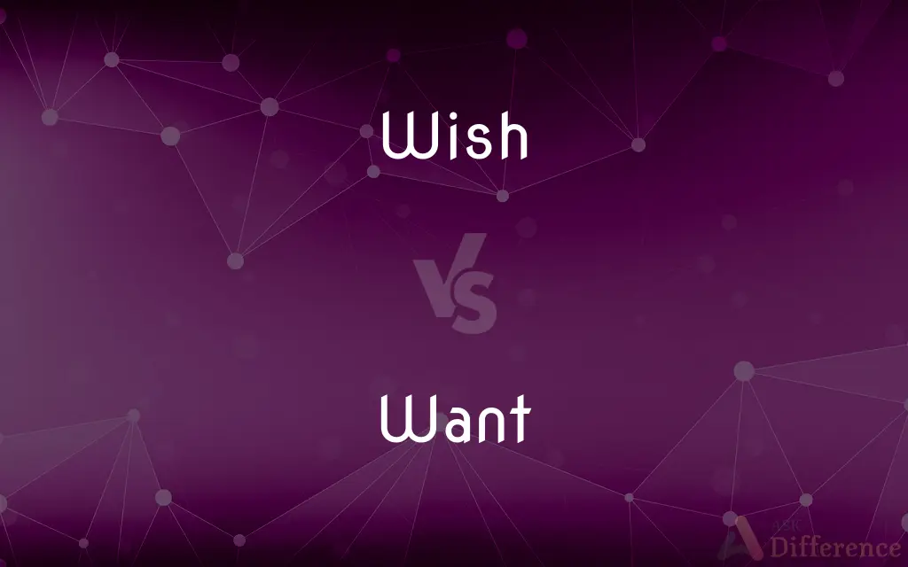 Wish vs. Want — What's the Difference?