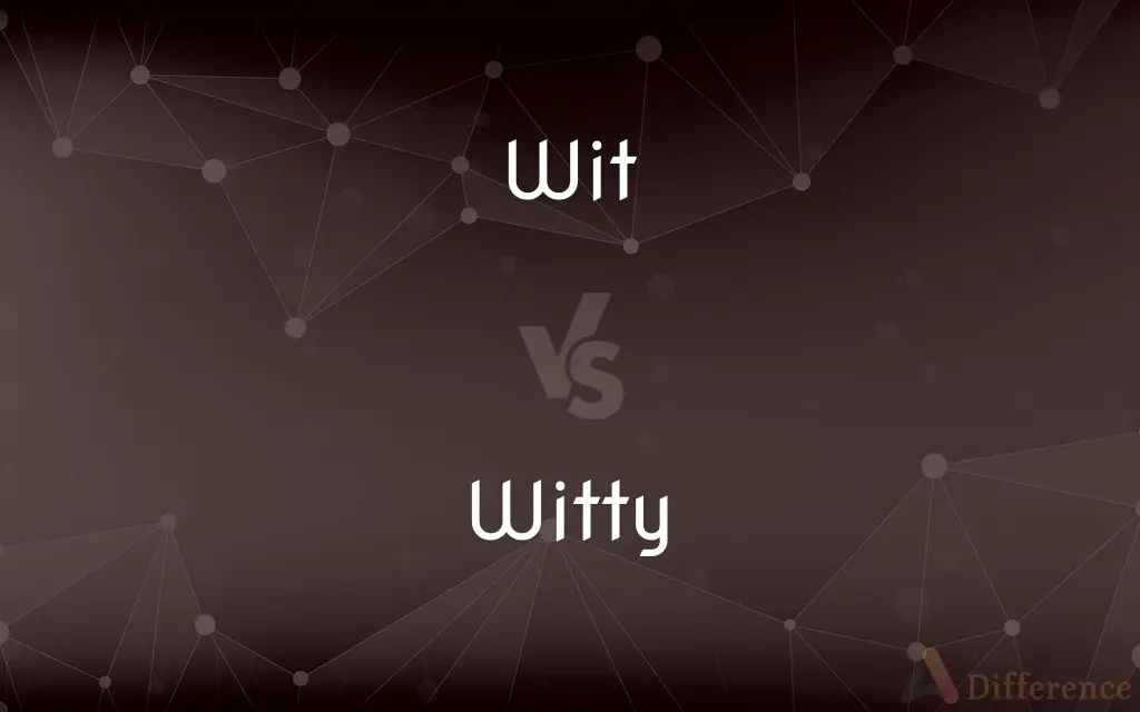 Wit vs. Witty — What's the Difference?