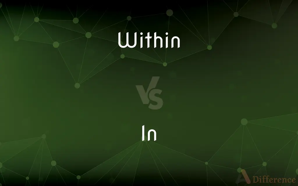 Within vs. In — What's the Difference?