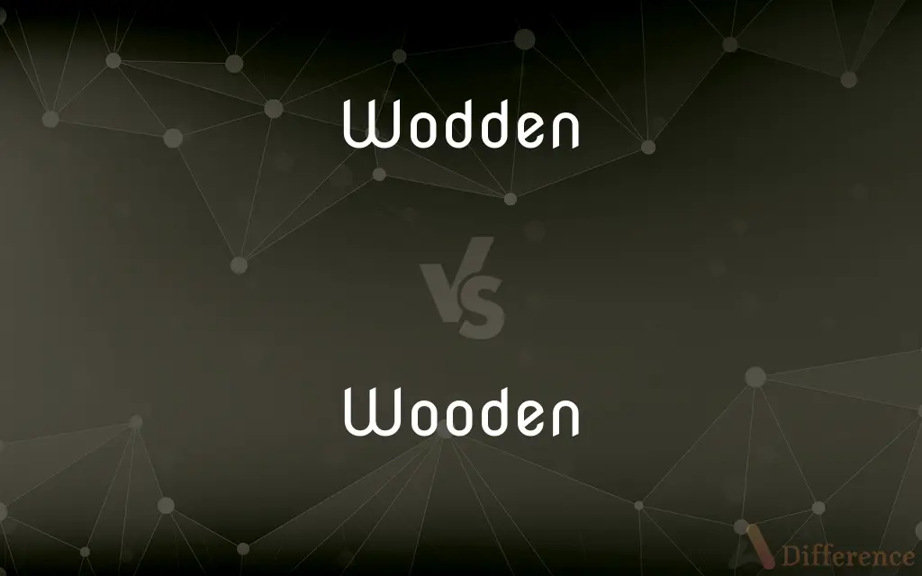 Wodden vs. Wooden — Which is Correct Spelling?