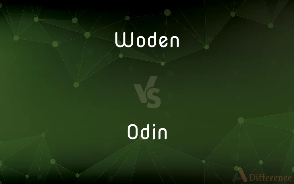 Woden vs. Odin — What's the Difference?
