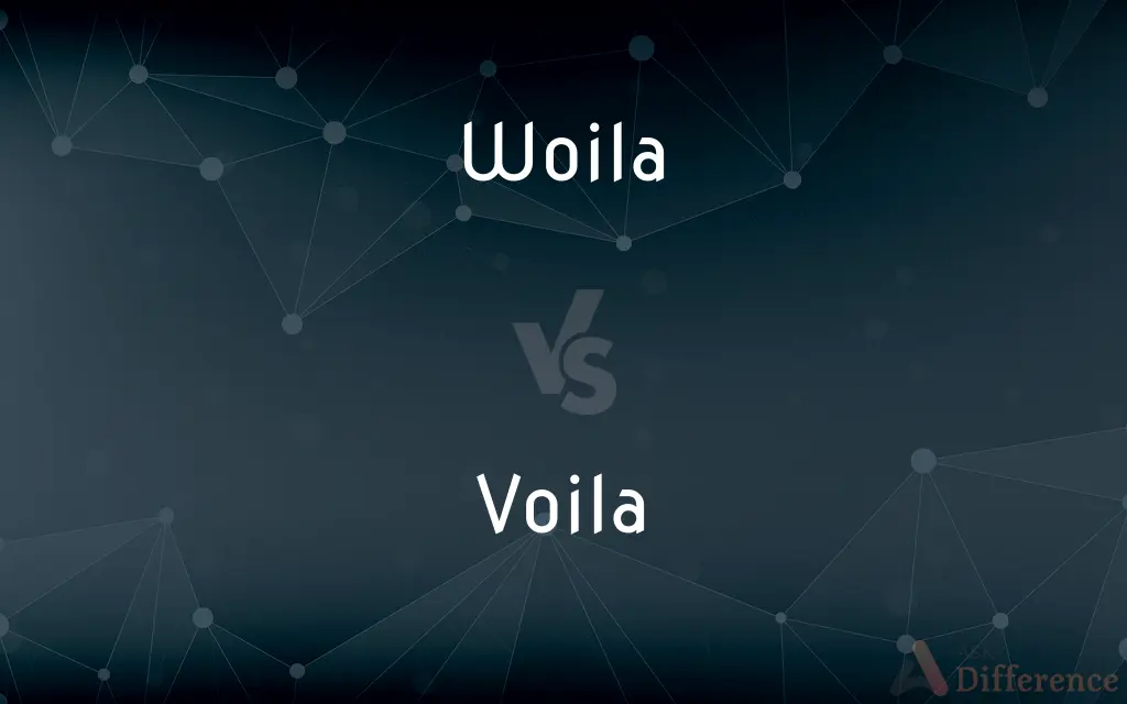 Woila vs. Voila — Which is Correct Spelling?