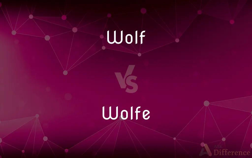 Wolf vs. Wolfe — Which is Correct Spelling?