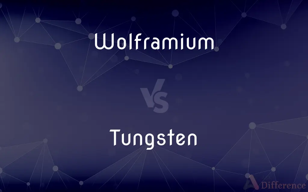Wolframium vs. Tungsten — What's the Difference?