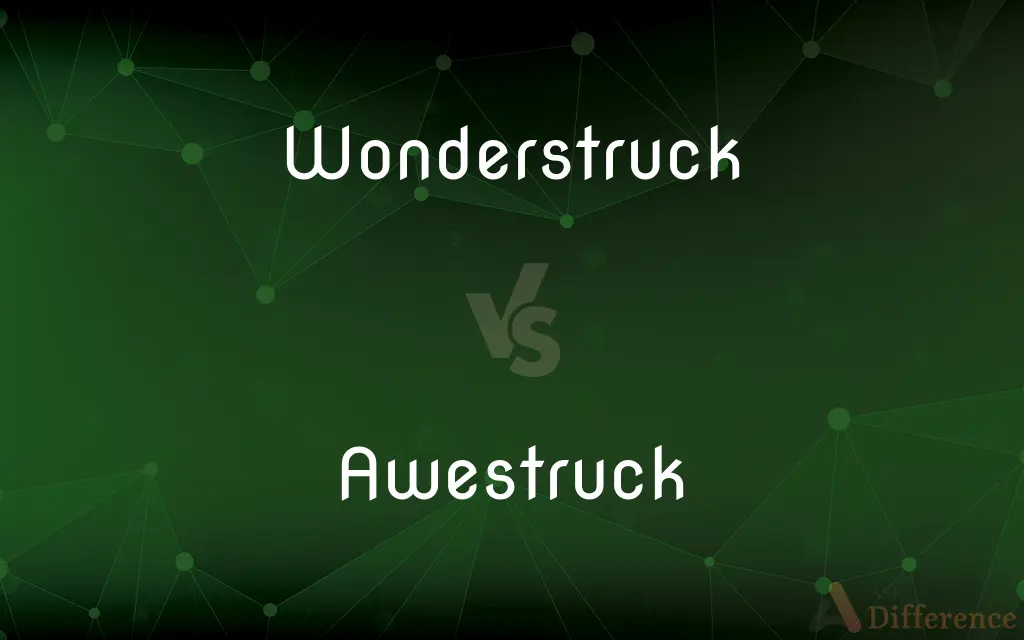 Wonderstruck vs. Awestruck — What's the Difference?