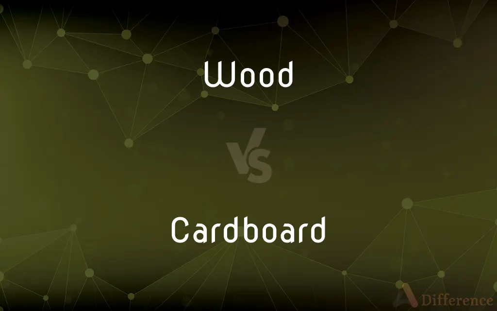 Wood vs. Cardboard — What's the Difference?