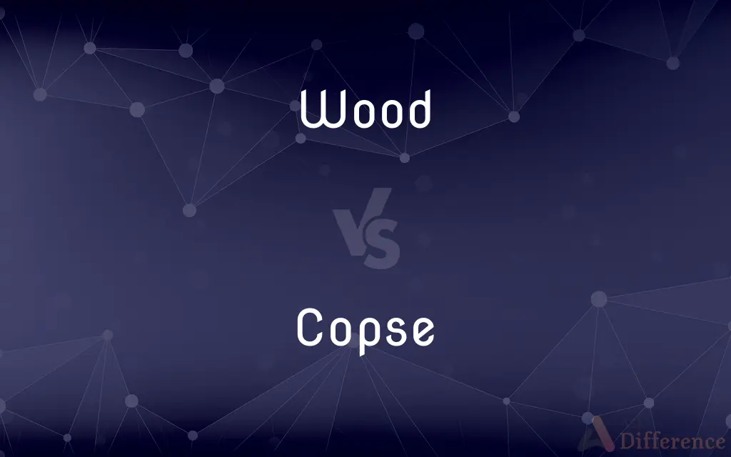 Wood vs. Copse — What's the Difference?