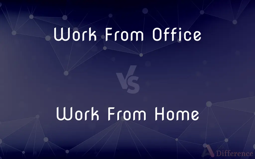 Work From Office vs. Work From Home — What's the Difference?