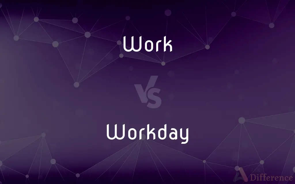 Work vs. Workday — What's the Difference?