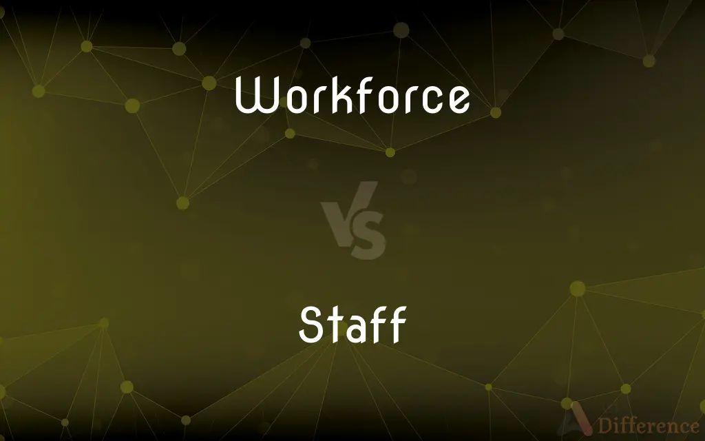 Workforce vs. Staff — What's the Difference?