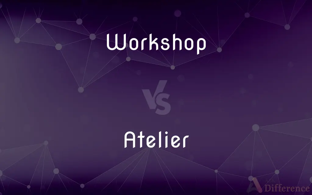 Workshop vs. Atelier — What's the Difference?
