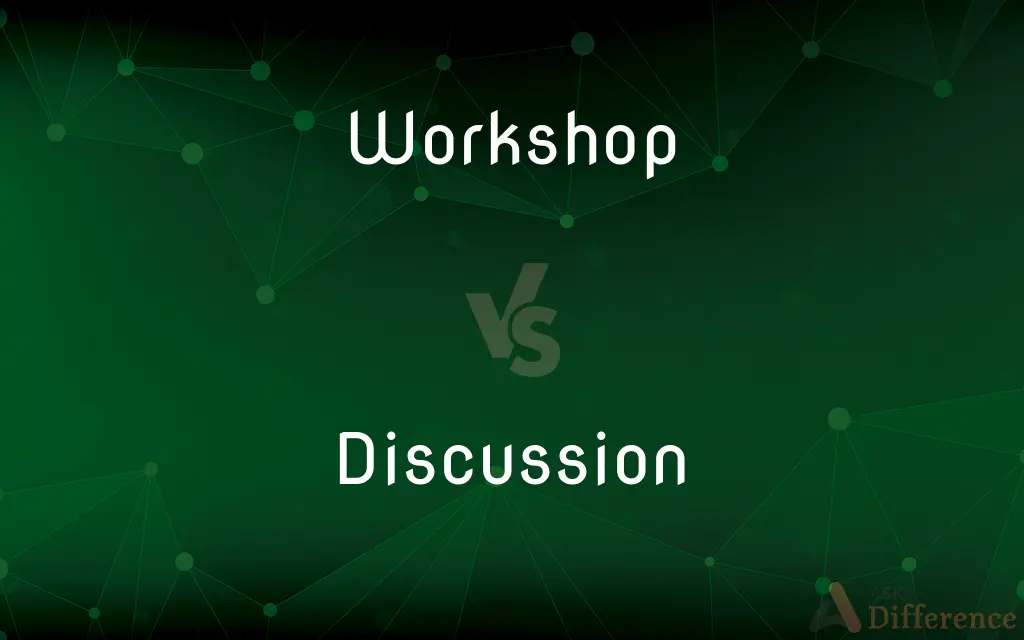 Workshop vs. Discussion — What's the Difference?