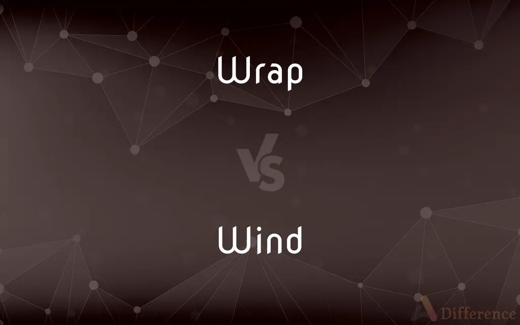 Wrap vs. Wind — What's the Difference?