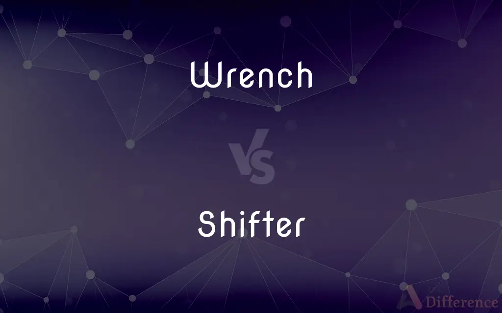 Wrench vs. Shifter — What's the Difference?