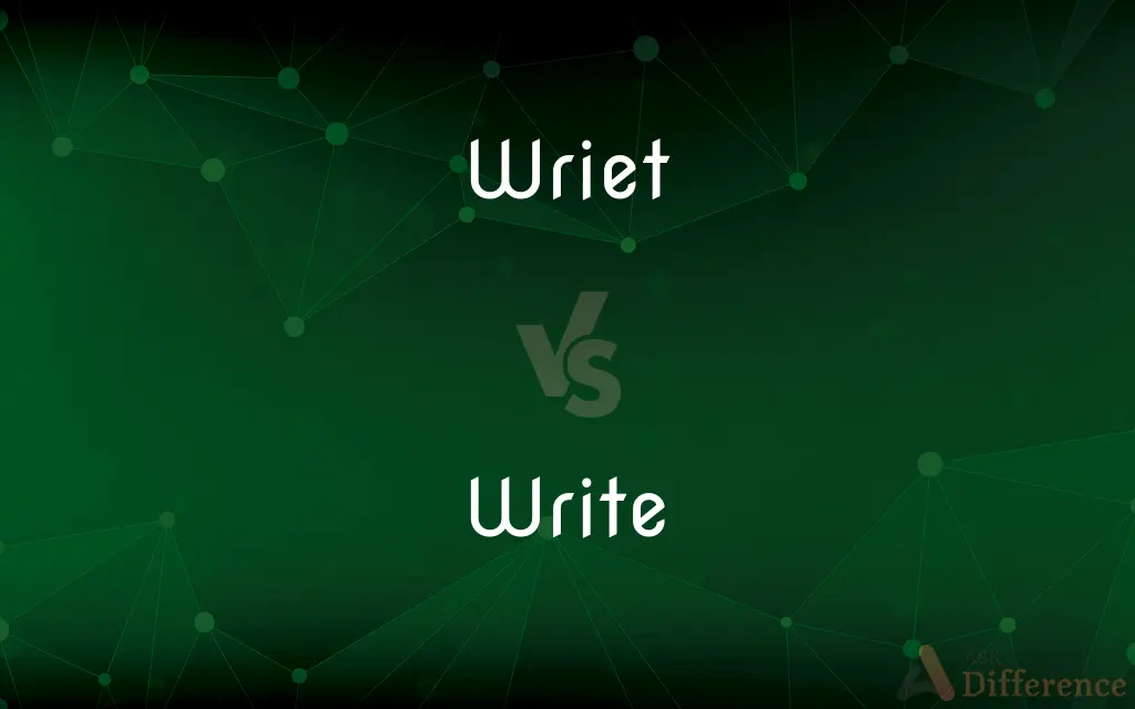 Wriet vs. Write — Which is Correct Spelling?