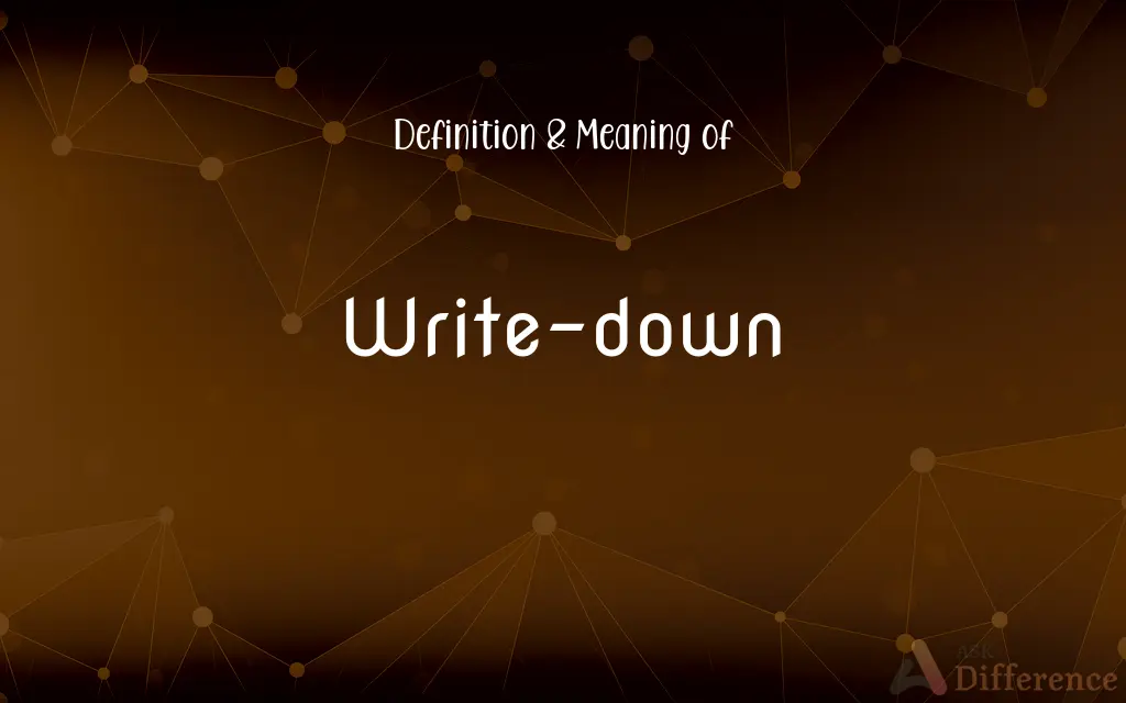 Write-down