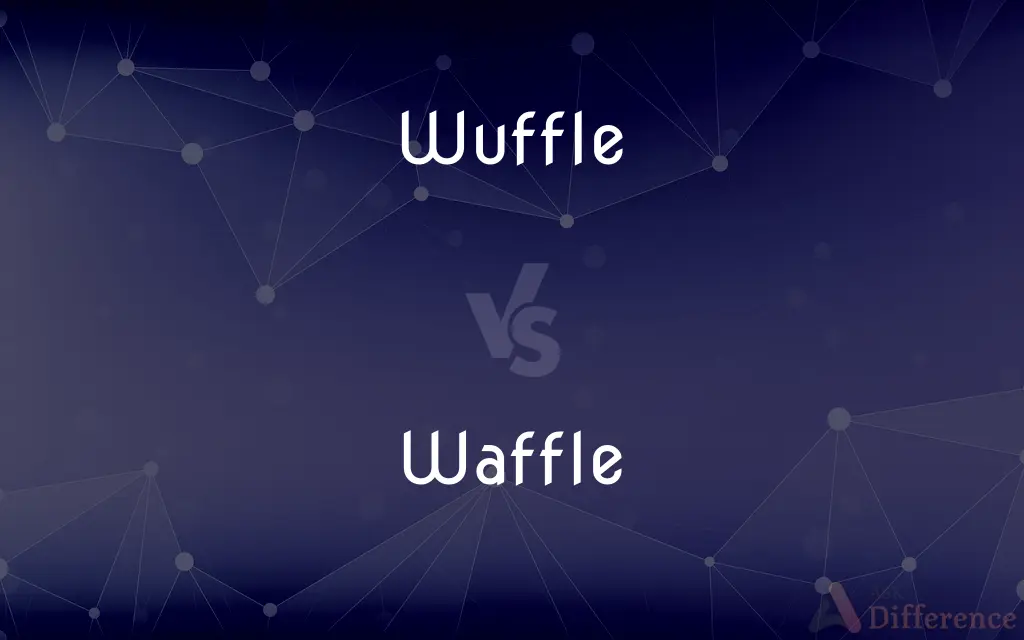 Wuffle vs. Waffle — What's the Difference?