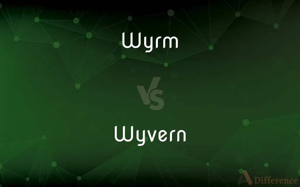 Wyrm vs. Wyvern — What's the Difference?