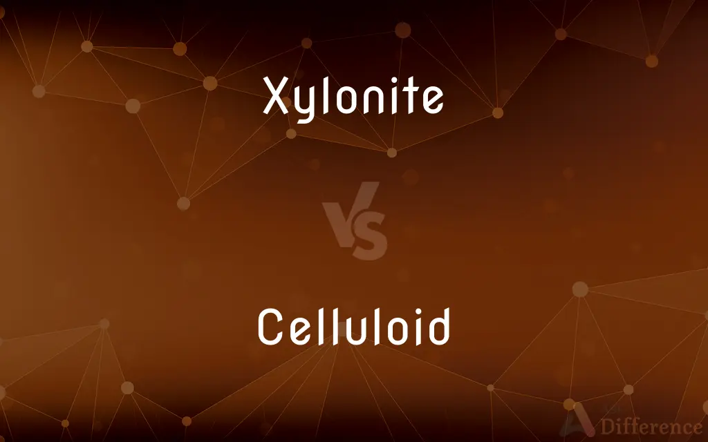 Xylonite vs. Celluloid — What's the Difference?